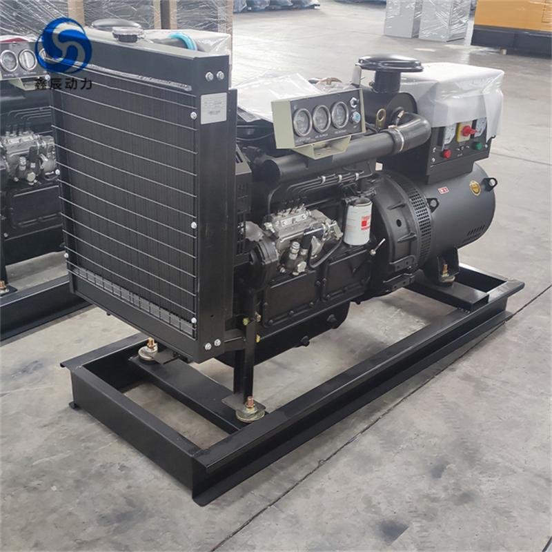 Ricardo 4100D engine is equipped with 30KW diesel generator set open all copper generator