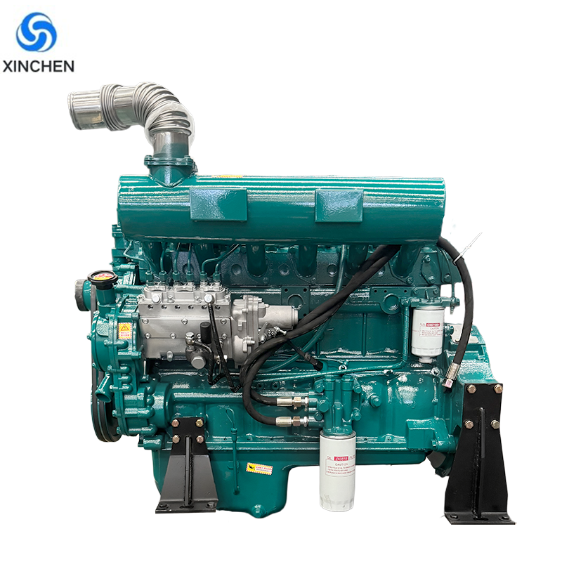 Six-Cylinder Four-Stroke 1500rpm 212HP Generator Diesel Engine