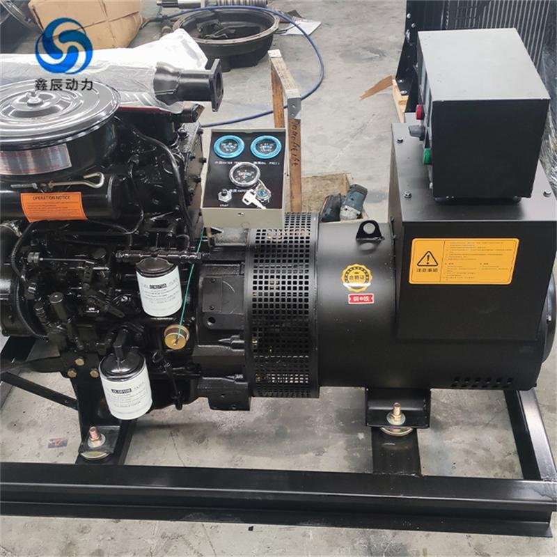 20KW25KVA open diesel generator set, double-cylinder water-cooled diesel engine, low oil consumption and low price