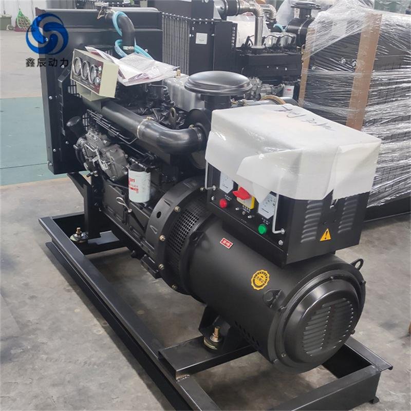 Ricardo 4100D engine is equipped with 30KW diesel generator set open all copper generator