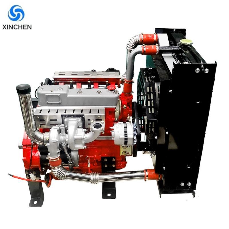 3000rpm 62kw 84HP 490zlq Four-Cylinder Four-Stroke Engine for Fire Pump