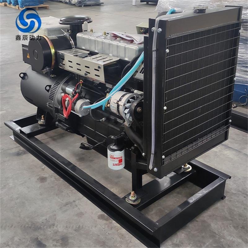 Ricardo 4100D engine is equipped with 30KW diesel generator set open all copper generator
