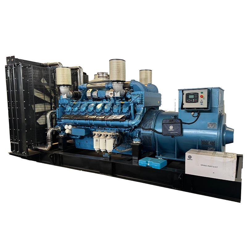 Weichai 1000K1250KVA diesel generator set, open-rack soundbox, mobile trailer ATS50/60HZ, optional