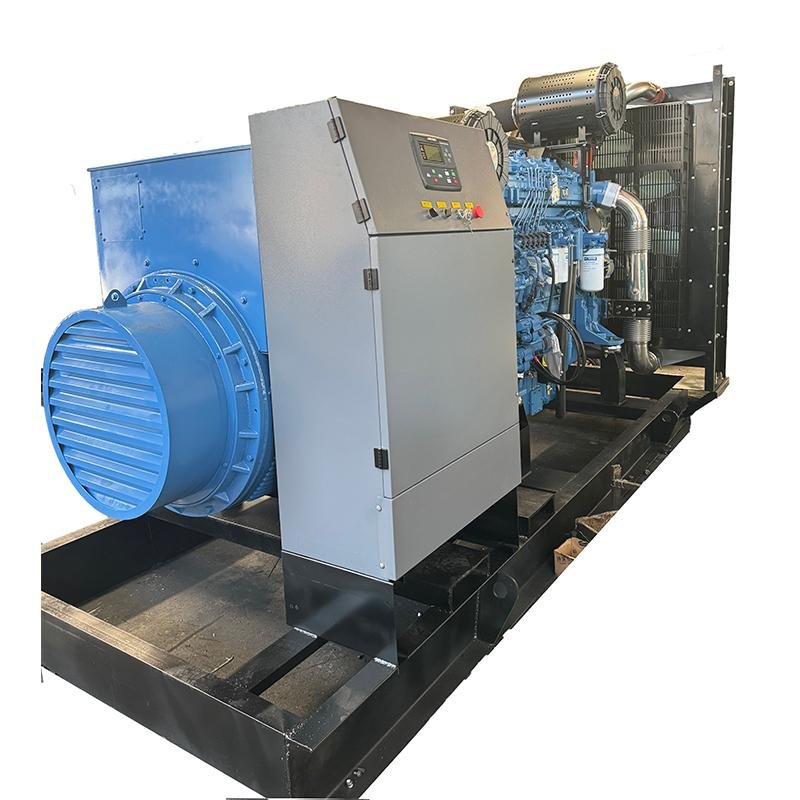 Weichai 700KW800KVA diesel generator set open-rack soundbox mobile trailer ATS50/60HZ optional