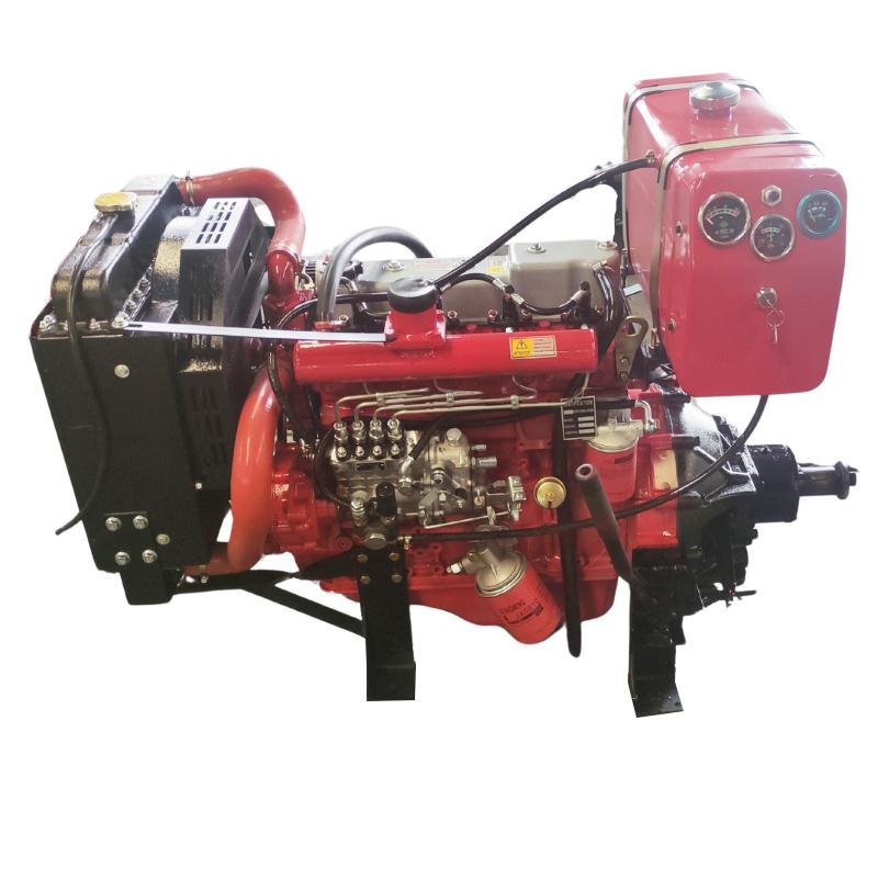 ZH490 high-performance 4-cylinder water-cooled diesel engine for generators/fire pump sets/agricultural machinery