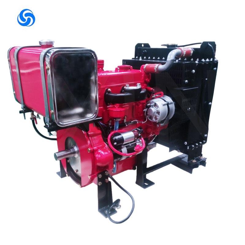 High-speed diesel engine, 3000 rpm vehicle engine, specially designed for fire pumps