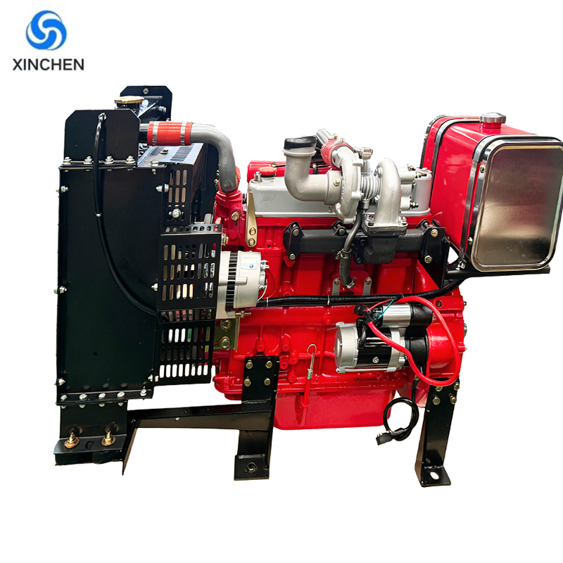 High-performance XC4B26-Z 3000RPM four-cylinder four-stroke water-cooled mechanical diesel engine for fire pump systems