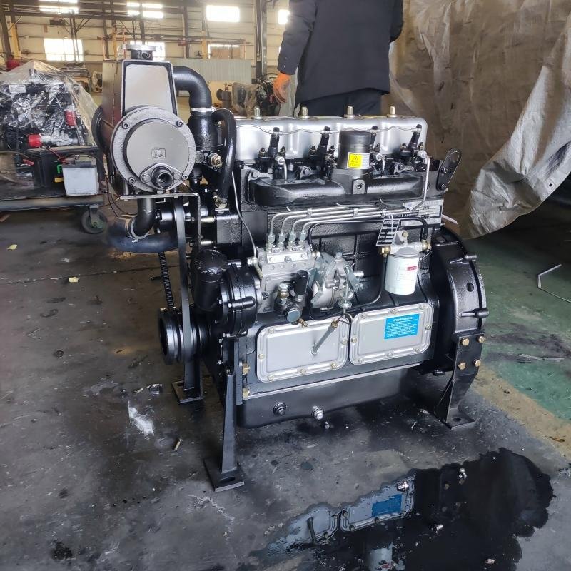 ZH4102C boat engine 4-cylinder water-cooled 340kg fishing boat main engine with strong power and worry free after-sales service