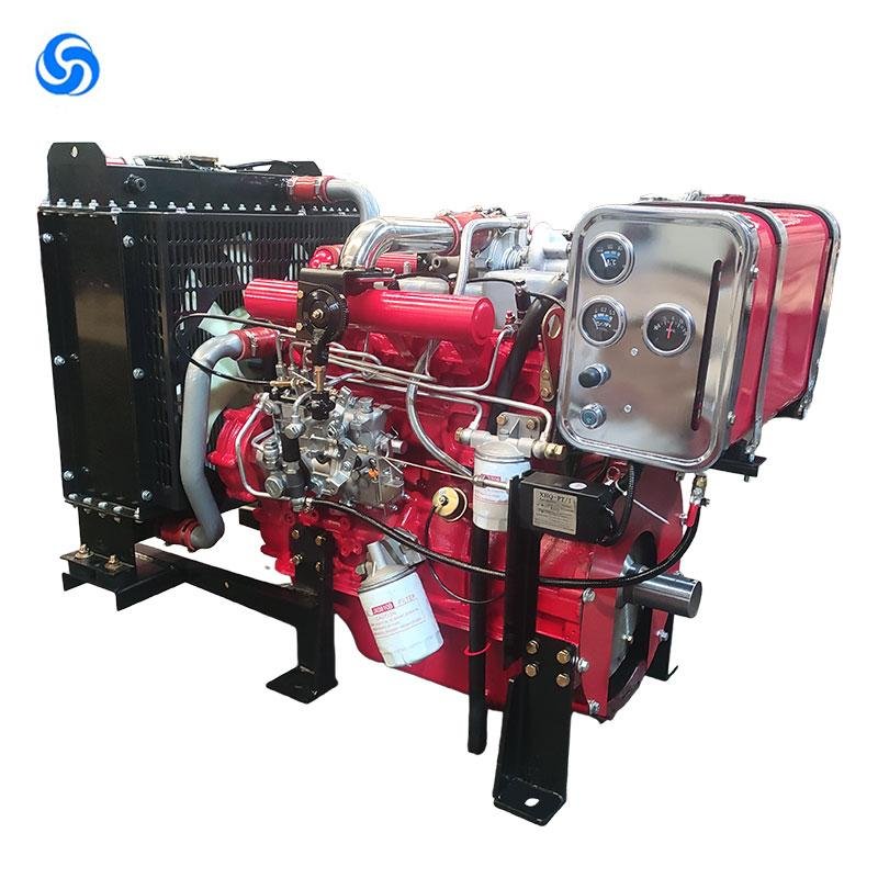 High-performance XC4B26-Z 3000RPM four-cylinder four-stroke water-cooled mechanical diesel engine for fire pump systems