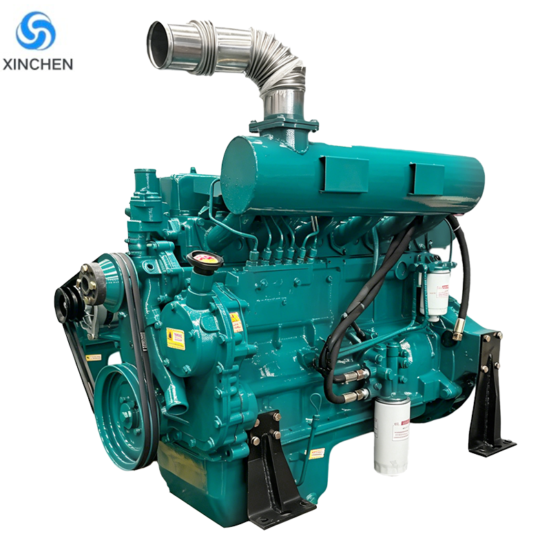 156kw 212HP R6110zld Six-Cylinder Four-Stroke Water-Cooled Diesel Engine, EU Certified