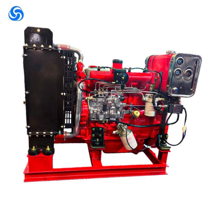 4B26 45KW 3000RPM High-Speed Diesel Engine Electric Start Water-Cooled 4-Stroke Fire Pump
