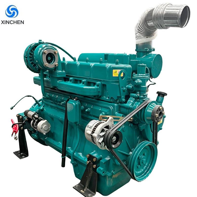 Six-Cylinder Four-Stroke 1500rpm 212HP Generator Diesel Engine