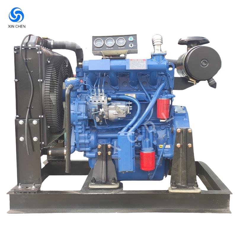 Four stroke high-quality UK Ricardo R4105 4-cylinder diesel engine for generator sets/mining machinery/crushers