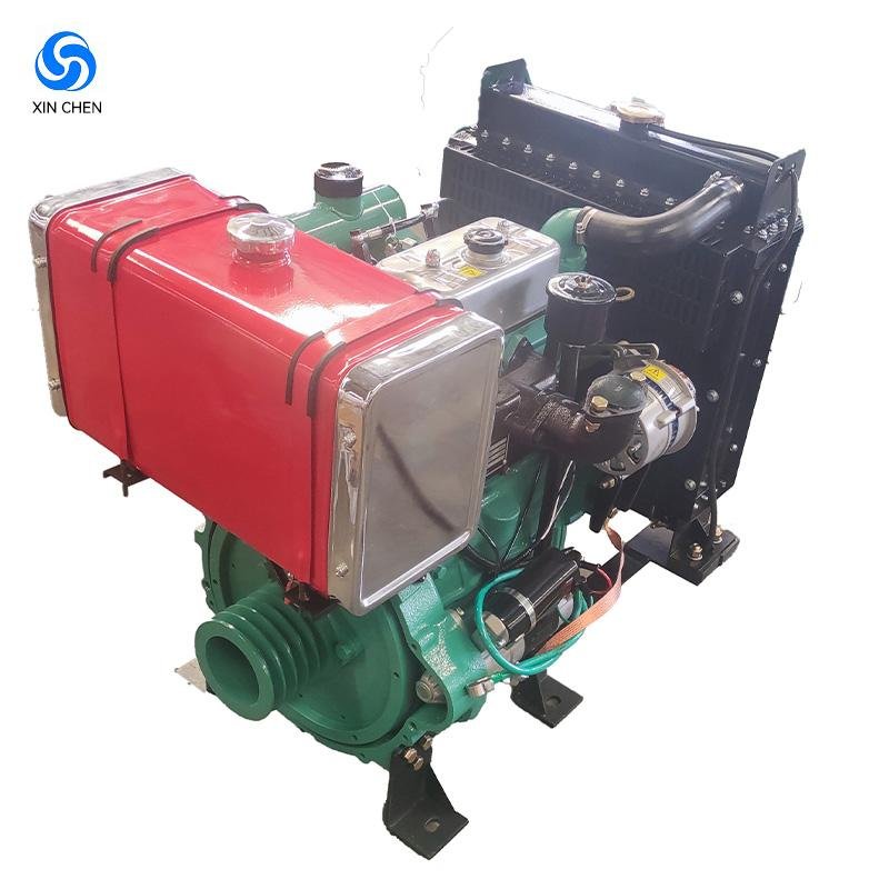 Zh2110d Electric Start 2-Cylinder Water Cooled Diesel Engine