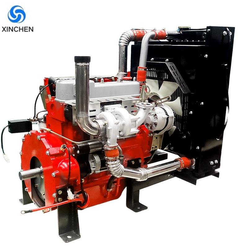 3000rpm 62kw 84HP 490zlq Four-Cylinder Four-Stroke Engine for Fire Pump