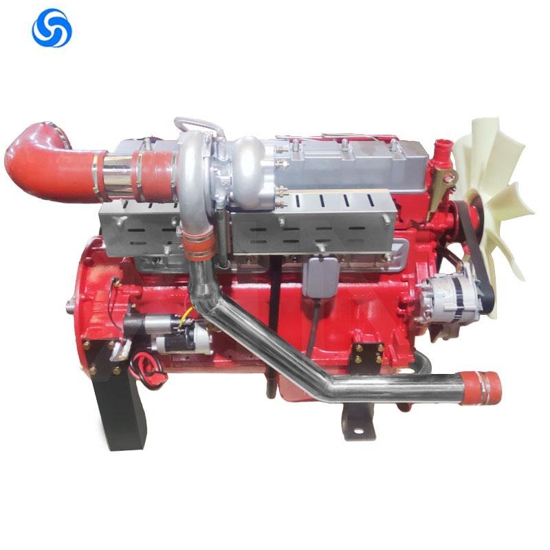 High-quality XC6BM six-cylinder four-stroke water-cooled diesel engine, electric start, Euro IV standard, suitable for fire pump systems