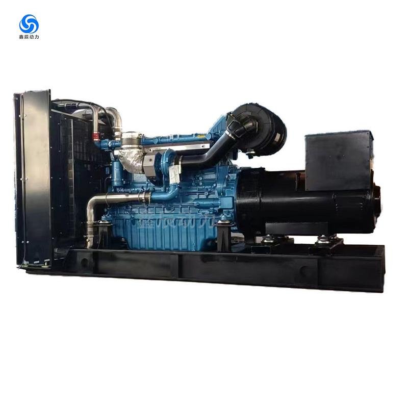 Weichai 500KW600KVA diesel generator set open-rack soundbox mobile trailer ATS50/60HZ optional