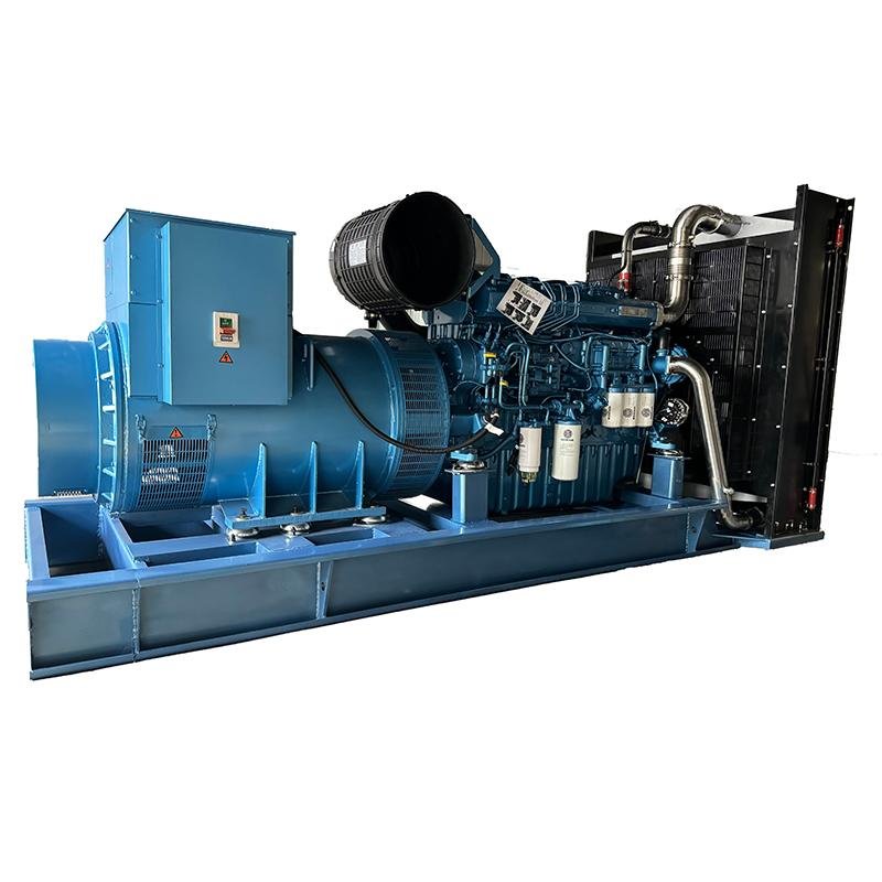 Weichai 600KW750KVA diesel generator set open-rack soundbox mobile trailer ATS50/60HZ optional