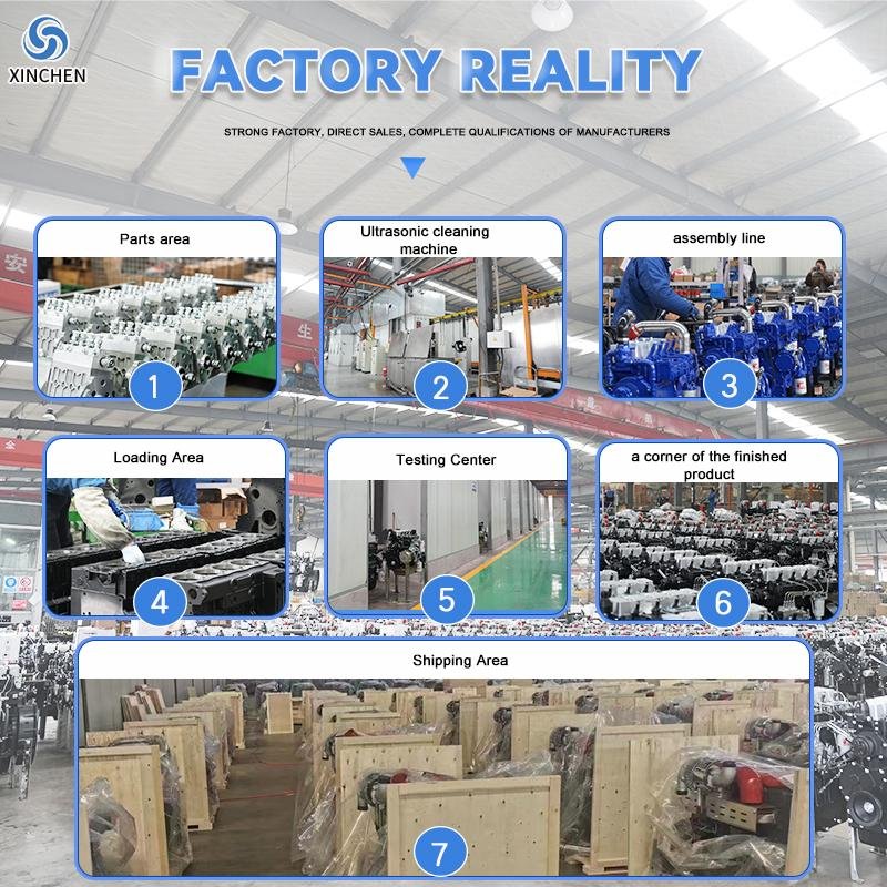  Factory Direct Sales Zh2110/2105 Fixed Power Two Cylinder Water-Cooled Diesel Engine with Clutch