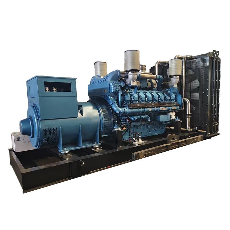 Weichai 1500KW1875KVA diesel generator set open-rack soundbox mobile trailer ATS50/60HZ optional