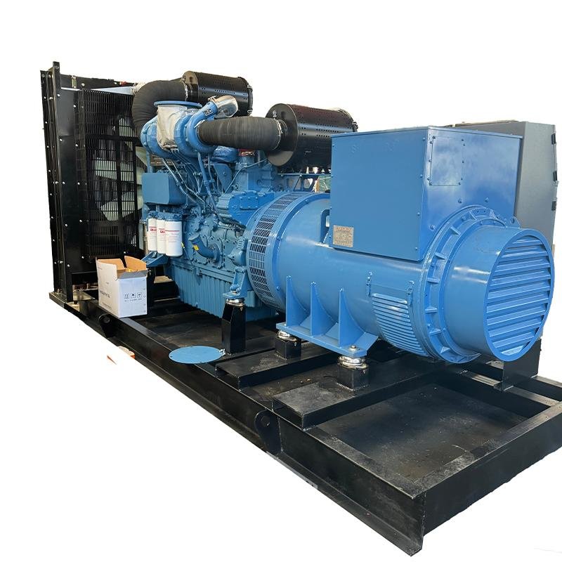 Weichai 700KW800KVA diesel generator set open-rack soundbox mobile trailer ATS50/60HZ optional