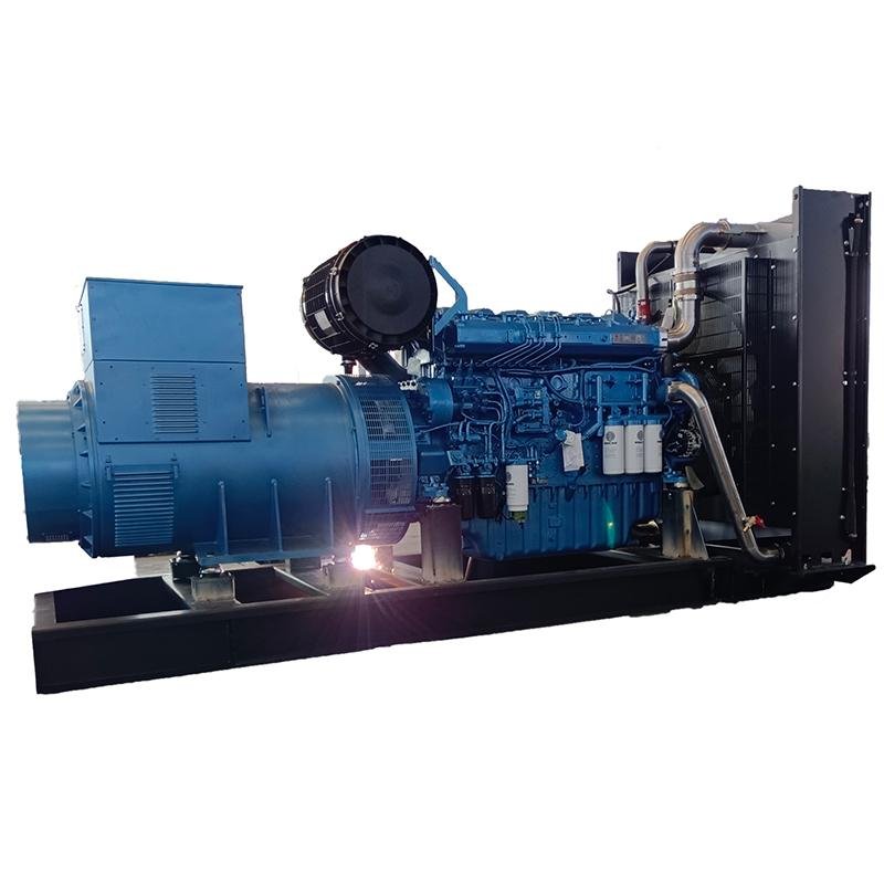 Optional for Weichai 800KW1000KVA diesel generator set open-rack soundbox mobile trailer ATS50/60HZ