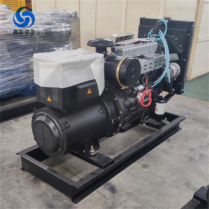 Ricardo 4100D engine is equipped with 30KW diesel generator set open all copper generator