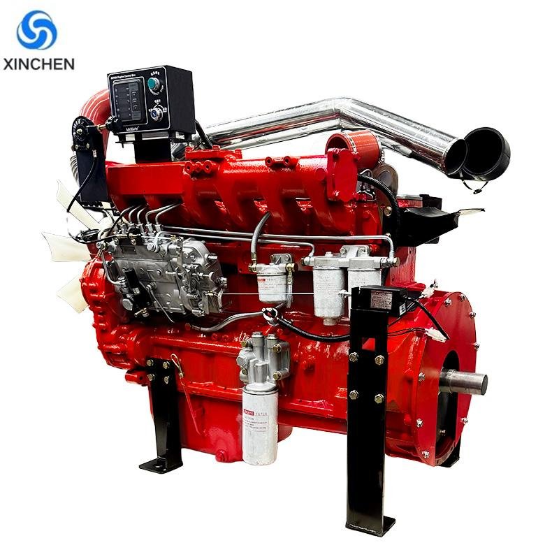Xincheng Power Xc6bm Six-Cylinder Water-Cooled Four-Stroke High-Speed High-Quality Diesel Engine for Fire Pumps
