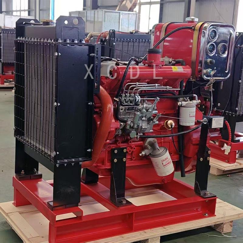 Zh490q 45kw 62HP High Speed 3000rpm High Performance Small 4-Cylinder Diesel Engine for Fire Water Pump