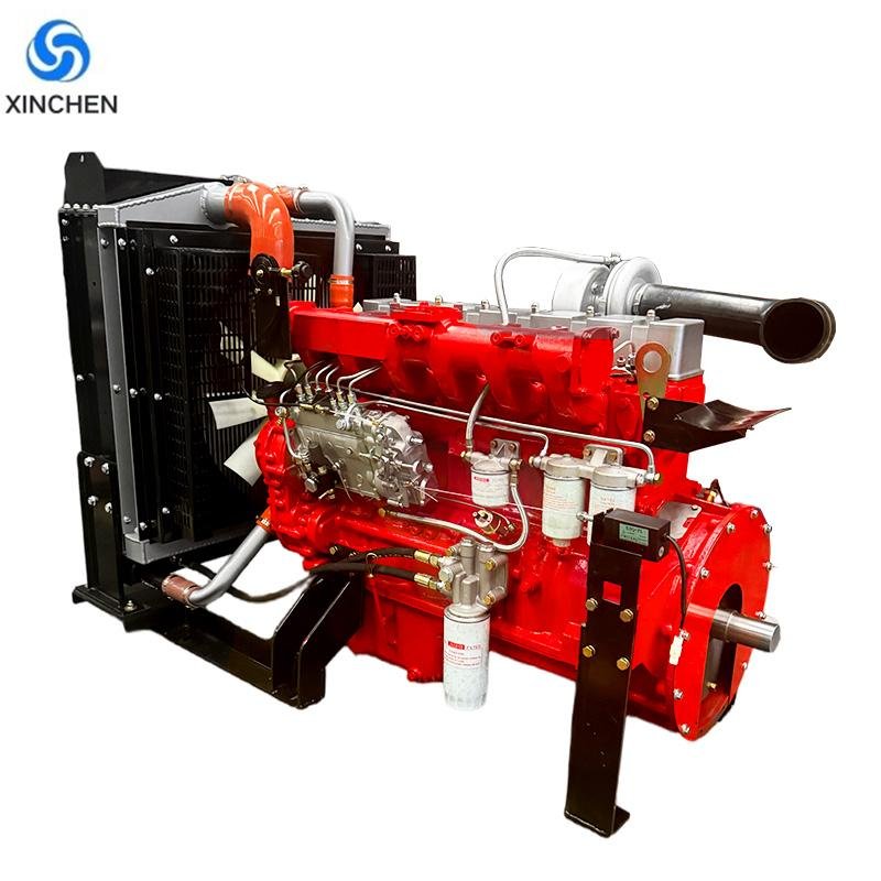 6BM-ZL 184HP 135KW high-stability 3000RPM six-cylinder water-cooled mechanical diesel engine for fire pump systems