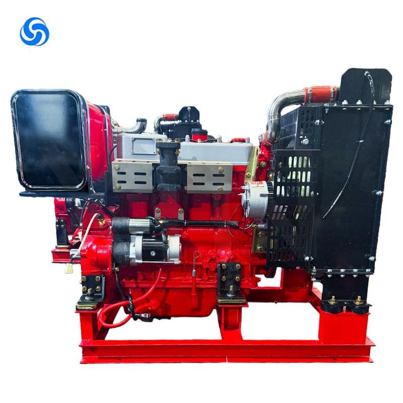 4B26 45KW 3000RPM High-Speed Diesel Engine Electric Start Water-Cooled 4-Stroke Fire Pump