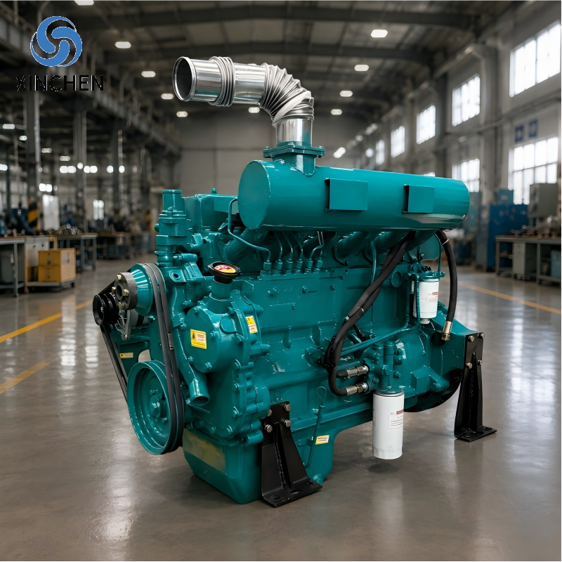 156kw 212HP R6110zld Six-Cylinder Four-Stroke Water-Cooled Diesel Engine, EU Certified