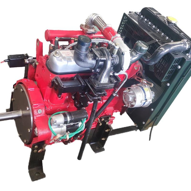 ZH490 high-performance 4-cylinder water-cooled diesel engine for generators/fire pump sets/agricultural machinery
