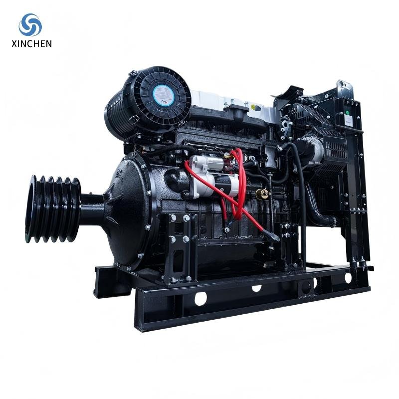 Factory Direct Sales Zh4105 Four-Cylinder Four-Stroke 1500 Rpm~2400 Rpm Fixed Power Diesel Engine