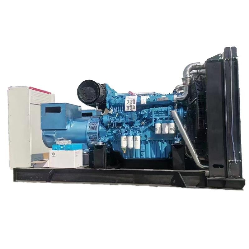 Weichai 500KW600KVA diesel generator set open-rack soundbox mobile trailer ATS50/60HZ optional