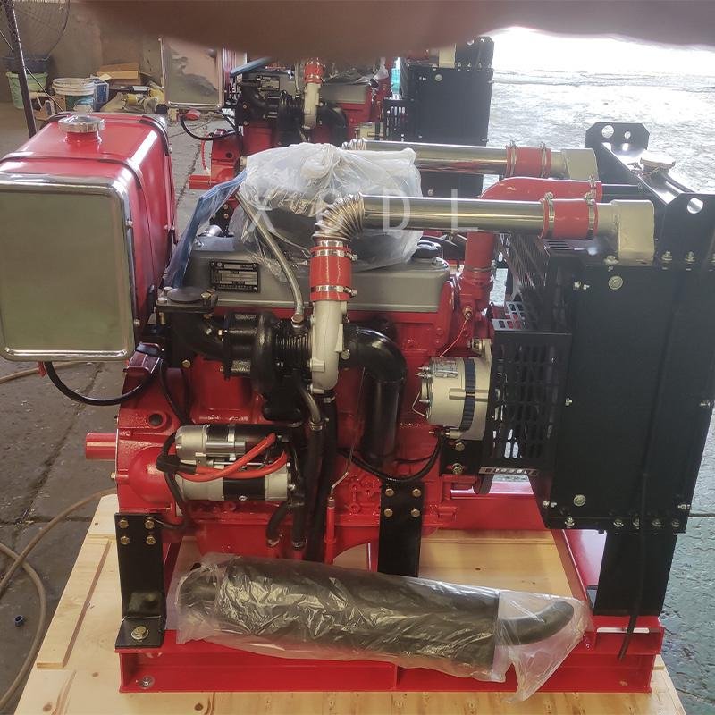 Zh490q 45kw 62HP High Speed 3000rpm High Performance Small 4-Cylinder Diesel Engine for Fire Water Pump