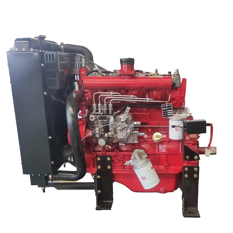 ZH490 high-performance 4-cylinder water-cooled diesel engine for generators/fire pump sets/agricultural machinery
