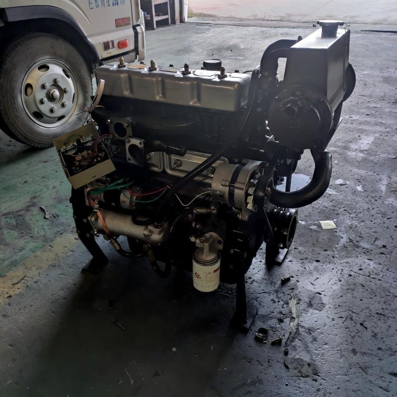 ZH4102C boat engine 4-cylinder water-cooled 340kg fishing boat main engine with strong power and worry free after-sales service