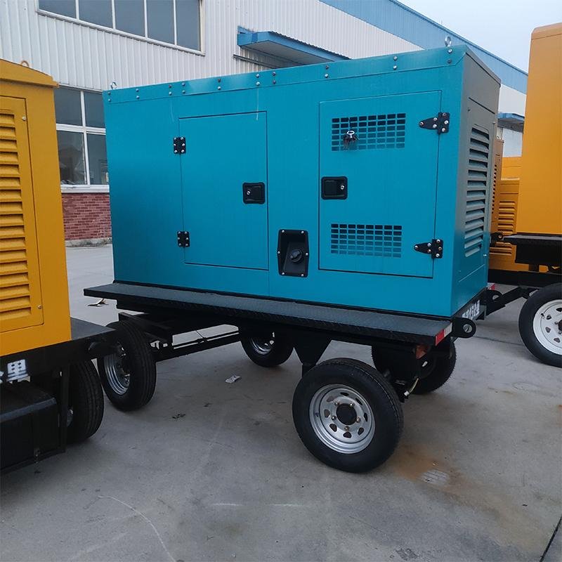 Mobile trailer mute generator set 20-2000KW generator set Weichai Yuchai Shangchai Cummins Perkins generator set