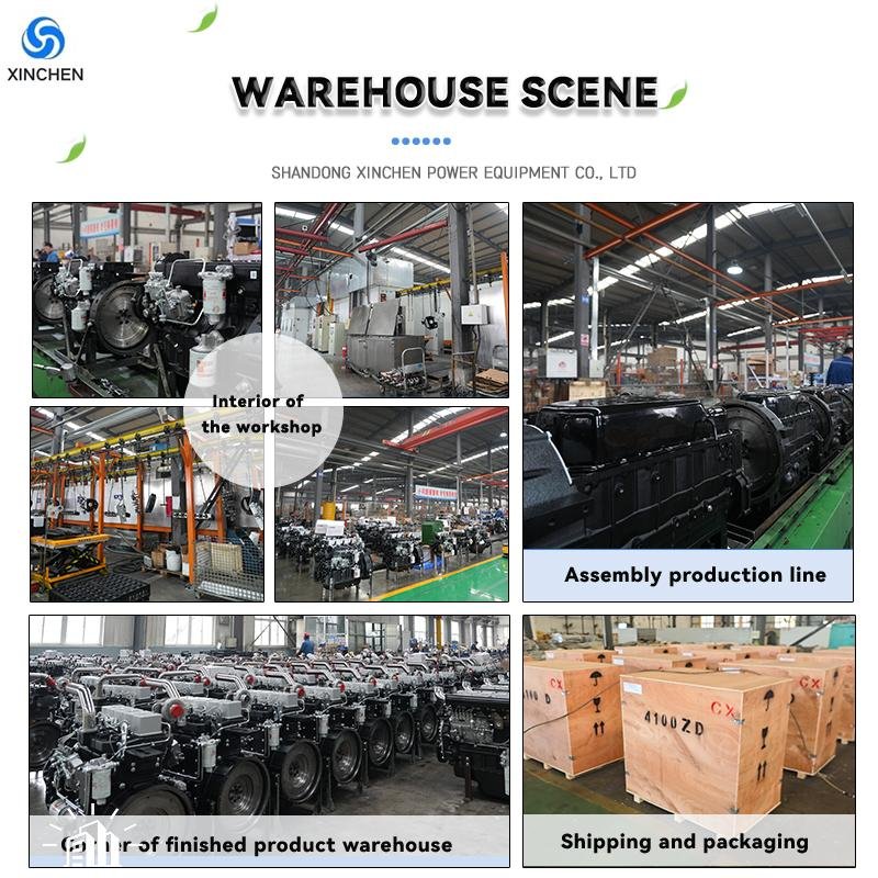 Weifang Xincheng Original 495 Series 4100 31 kW High-Performance Premium Four-Cylinder Four-Stroke Mechanical Diesel Engine