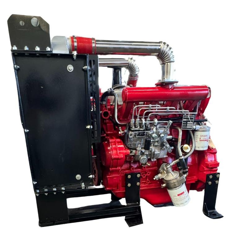 ZH490 high-performance 4-cylinder water-cooled diesel engine for generators/fire pump sets/agricultural machinery