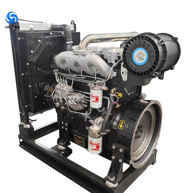 Four stroke high-quality UK Ricardo R4105 4-cylinder diesel engine for generator sets/mining machinery/crushers